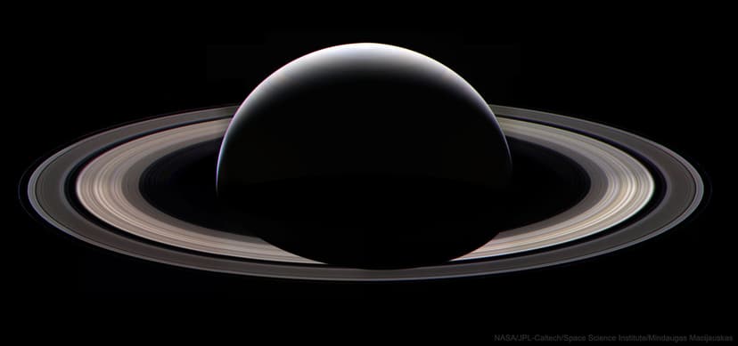 Saturn at Night image