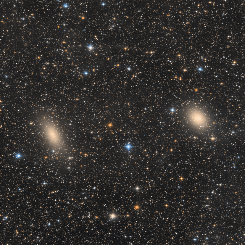 NGC 147 and NGC 185 image