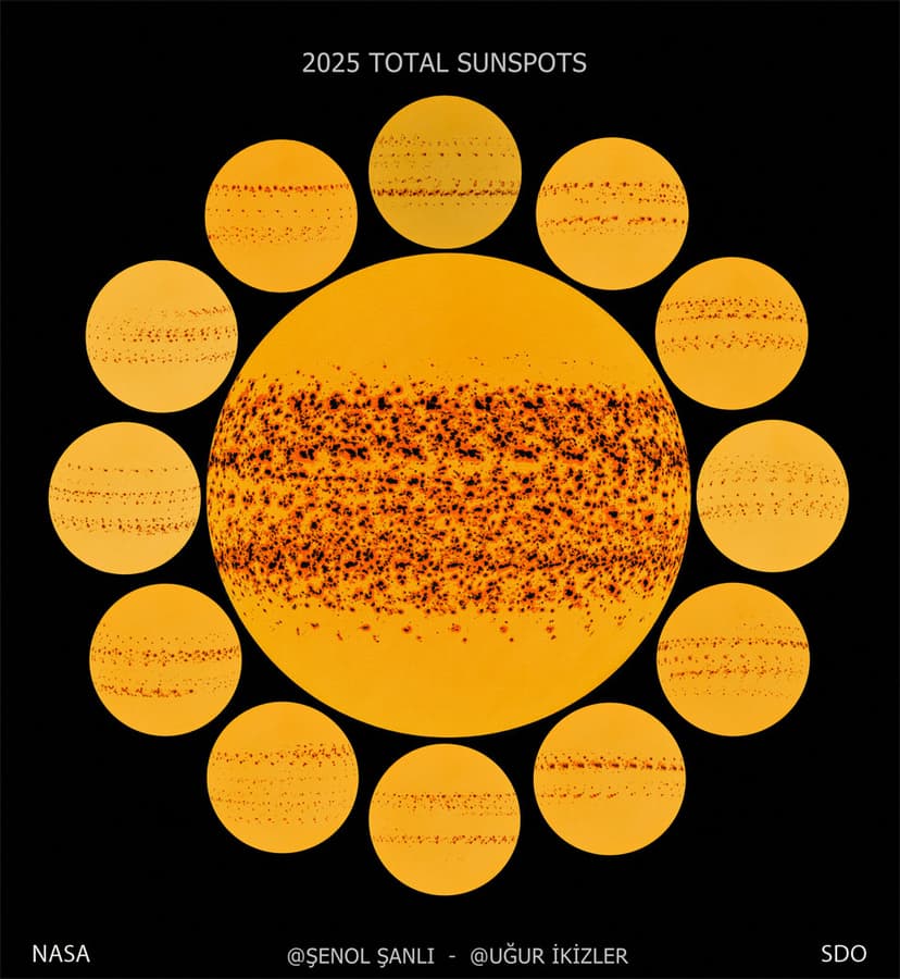A Year of Sunspots image