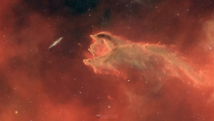 CG 4: The Globule and the Galaxy image