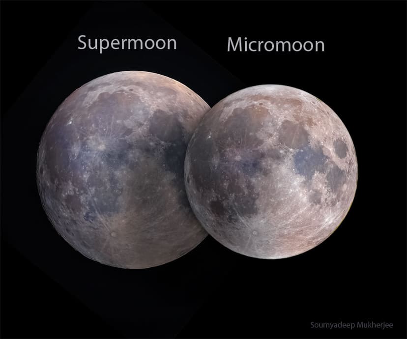 Supermoon Versus Micromoon image