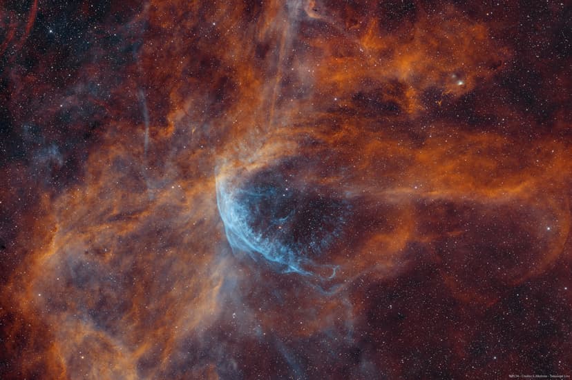 The Nebulous Realm of WR 134 image