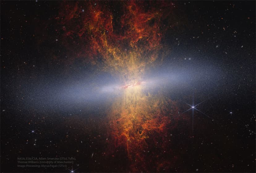 M82: Galaxy with a Supergalactic Wind image