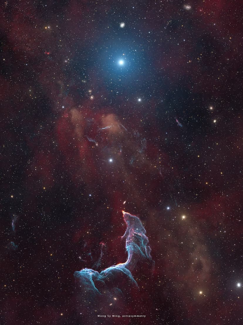 The Mermaid Nebula Supernova Remnant image