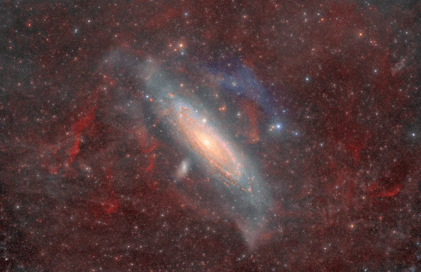 Andromeda Through Gas and Dust image