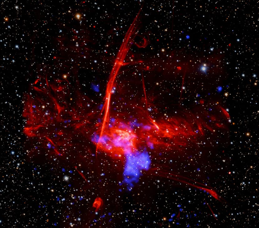 Possible Supernova Remnant in Galactic Center image