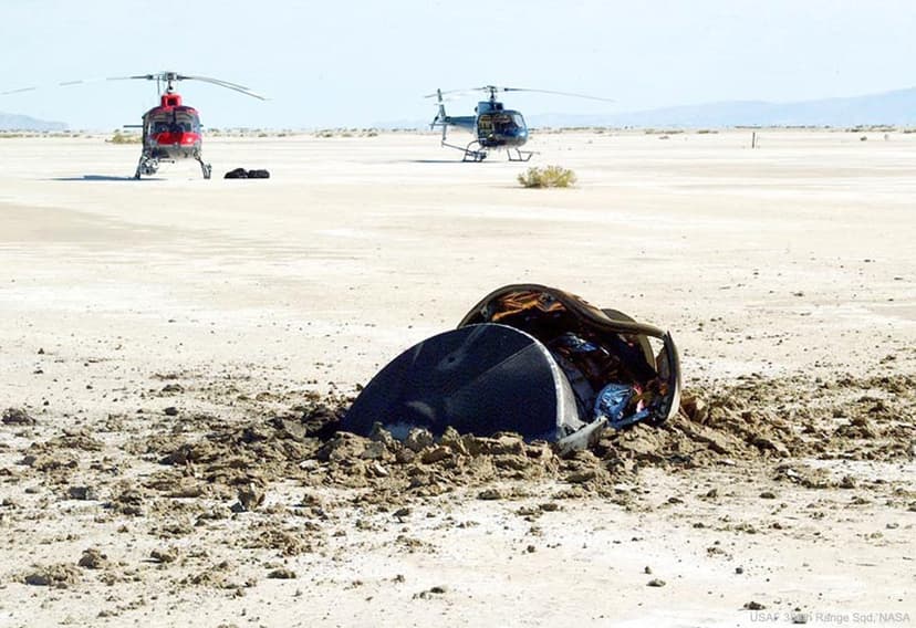 Flying Saucer Crash Lands in Utah Desert image