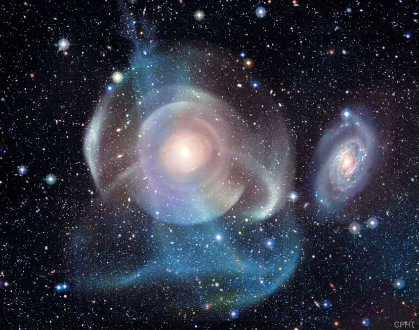 Galaxy NGC 474: Shells and Star Streams image
