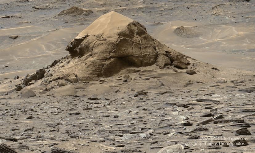 Turtle Rock on Mars image