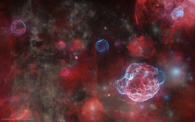 The Ghosts of Five Supernovas image