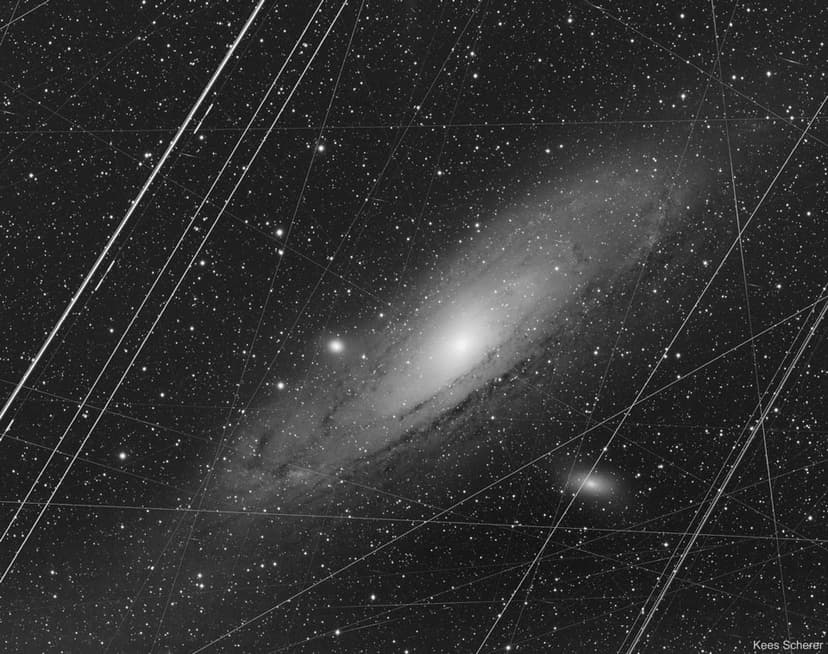 Andromeda before Photoshop image