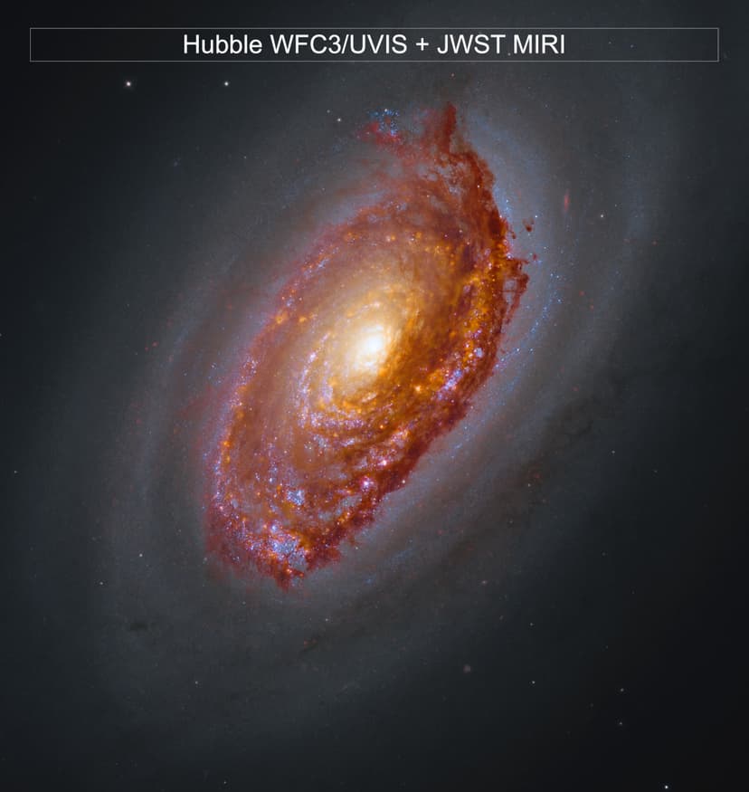 Webb's View of M64 image