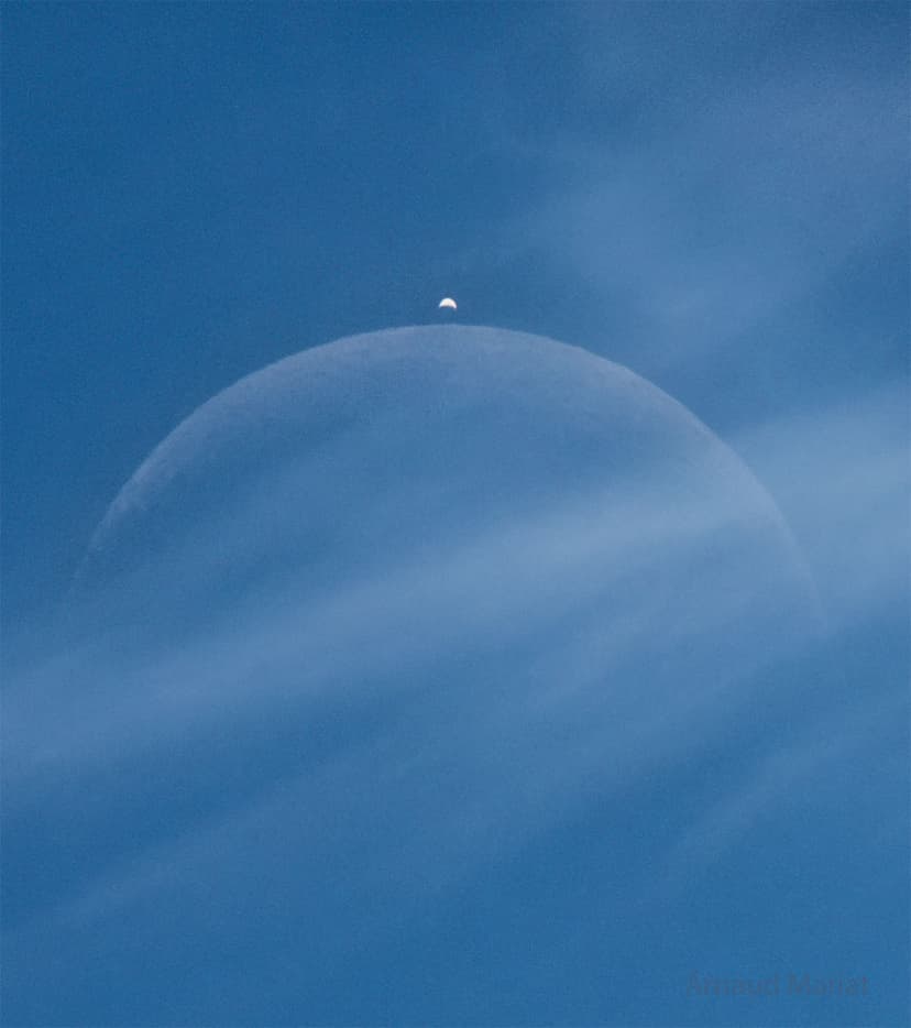 A Daytime Eclipse: Moon Occults Venus image