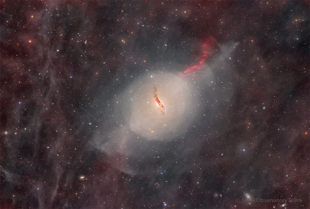 Peculiar Elliptical Galaxy Centaurus A